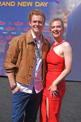 Johannes Heinrichs, Nadja Gallera beim Fan-Event zu SPIDER-MAN: BRAND NEW DAY am Uber Platz in Berlin am 22.06.2026