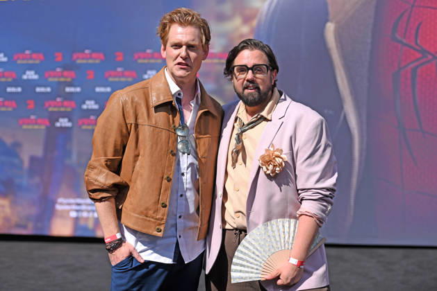 Johannes Heinrichs, Steven Preisner beim Fan-Event zu SPIDER-MAN: BRAND NEW DAY am Uber Platz in Berlin am 22.06.2026