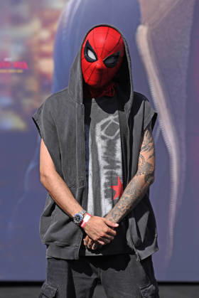 Dannero (Daniel Pfauntsch) beim Fan-Event zu SPIDER-MAN: BRAND NEW DAY am Uber Platz in Berlin am 22.06.2026