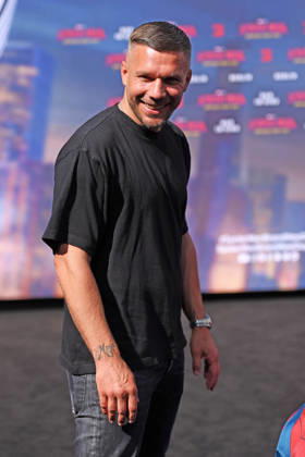 Lukas Podolski beim Fan-Event zu SPIDER-MAN: BRAND NEW DAY am Uber Platz in Berlin am 22.06.2026