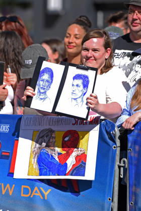Zendaya und Tom Holland Fan beim Fan-Event zu SPIDER-MAN: BRAND NEW DAY am Uber Platz in Berlin am 22.06.2026
