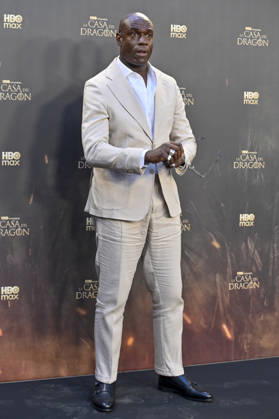 June 22, 2026, Madrid, Madrid, Spain: STEVE TOUSSAINT (Lord Corlys Velaryon) attend the photo call for the special Season 3 screening of Ã¢â‚¬oe CASA DEL DRAGON Ã¢â‚¬Â at the Terraza del Campo del Moro on June 22, 2026, in Madrid, Spain. Madrid Spain  - ZUMAc312 20260622_zsp_c312_025 Copyright: xOscarxManuelxSanchezx