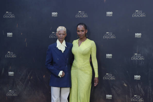 June 22, 2026, Madrid, Madrid, Spain: British actresses PHOEBE CAMPBELL (L) who plays Lady Rhaena Targaryen and BETHANY ANTONIA (R) who plays Lady Baela Targaryen pose together on the red carpet during the special screening event for the first episode of season three of the HBO series House of the Dragon . The premiere was held at the Terraza del Campo del Moro in Madrid. The highly anticipated fantasy series is based on George R R Martins book Fire and Blood and explores the epic history of House Targaryen set two hundred years before the events of Game of Thrones Madrid Spain - ZUMAo127 20260622_zep_o127_027 Copyright: xHugoxOrtunox
