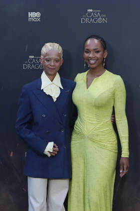 June 22, 2026, Madrid, Madrid, Spain: British actresses PHOEBE CAMPBELL (L) who plays Lady Rhaena Targaryen and BETHANY ANTONIA (R) who plays Lady Baela Targaryen pose together on the red carpet during the special screening event for the first episode of season three of the HBO series House of the Dragon . The premiere was held at the Terraza del Campo del Moro in Madrid. The highly anticipated fantasy series is based on George R R Martins book Fire and Blood and explores the epic history of House Targaryen set two hundred years before the events of Game of Thrones Madrid Spain - ZUMAo127 20260622_zep_o127_023 Copyright: xHugoxOrtunox