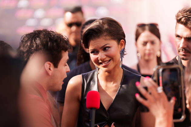Zendaya beim Fanevent zum neuen Marvel Spider-Man Film, Spider-Man: Brand New Day 22.06.2026, Promis, Film, Berlin, Zendaya beim Fanevent zum neuen Marvel Spider-Man Film, Spider-Man: Brand New Day Zendaya gibt ein Interview. Zendaya is giving an interview. Berlin Berlin Berlin Deutschland Copyright: xJamesxZabelx