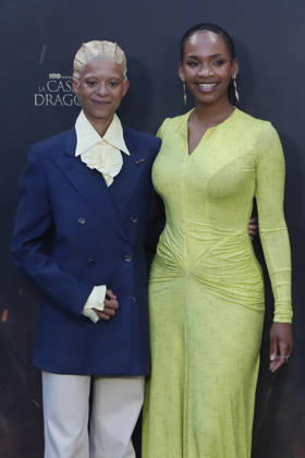 June 22, 2026, Madrid, Madrid, Spain: British actresses PHOEBE CAMPBELL (L) who plays Lady Rhaena Targaryen and BETHANY ANTONIA (R) who plays Lady Baela Targaryen pose together on the red carpet during the special screening event for the first episode of season three of the HBO series House of the Dragon . The premiere was held at the Terraza del Campo del Moro in Madrid. The highly anticipated fantasy series is based on George R R Martins book Fire and Blood and explores the epic history of House Targaryen set two hundred years before the events of Game of Thrones Madrid Spain - ZUMAo127 20260622_zep_o127_026 Copyright: xHugoxOrtunox