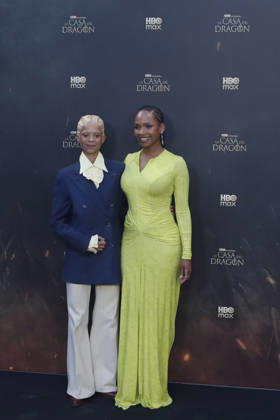 June 22, 2026, Madrid, Madrid, Spain: British actresses PHOEBE CAMPBELL (L) who plays Lady Rhaena Targaryen and BETHANY ANTONIA (R) who plays Lady Baela Targaryen pose together on the red carpet during the special screening event for the first episode of season three of the HBO series House of the Dragon . The premiere was held at the Terraza del Campo del Moro in Madrid. The highly anticipated fantasy series is based on George R R Martins book Fire and Blood and explores the epic history of House Targaryen set two hundred years before the events of Game of Thrones Madrid Spain - ZUMAo127 20260622_zep_o127_031 Copyright: xHugoxOrtunox