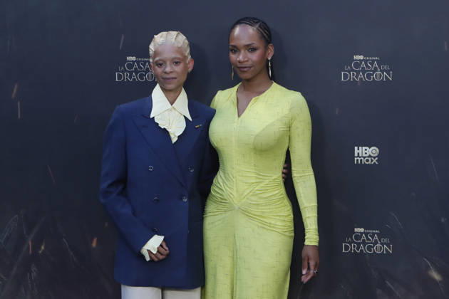 June 22, 2026, Madrid, Madrid, Spain: British actresses PHOEBE CAMPBELL (L) who plays Lady Rhaena Targaryen and BETHANY ANTONIA (R) who plays Lady Baela Targaryen pose together on the red carpet during the special screening event for the first episode of season three of the HBO series House of the Dragon . The premiere was held at the Terraza del Campo del Moro in Madrid. The highly anticipated fantasy series is based on George R R Martins book Fire and Blood and explores the epic history of House Targaryen set two hundred years before the events of Game of Thrones Madrid Spain - ZUMAo127 20260622_zep_o127_029 Copyright: xHugoxOrtunox