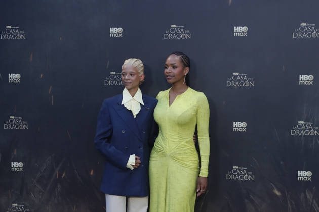 June 22, 2026, Madrid, Madrid, Spain: British actresses PHOEBE CAMPBELL (L) who plays Lady Rhaena Targaryen and BETHANY ANTONIA (R) who plays Lady Baela Targaryen pose together on the red carpet during the special screening event for the first episode of season three of the HBO series House of the Dragon . The premiere was held at the Terraza del Campo del Moro in Madrid. The highly anticipated fantasy series is based on George R R Martins book Fire and Blood and explores the epic history of House Targaryen set two hundred years before the events of Game of Thrones Madrid Spain - ZUMAo127 20260622_zep_o127_045 Copyright: xHugoxOrtunox