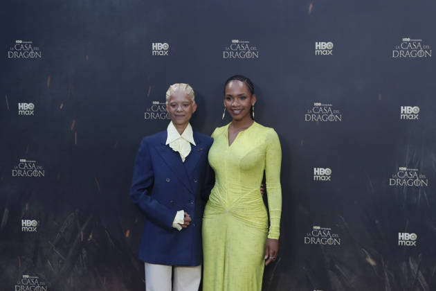 June 22, 2026, Madrid, Madrid, Spain: British actresses PHOEBE CAMPBELL (L) who plays Lady Rhaena Targaryen and BETHANY ANTONIA (R) who plays Lady Baela Targaryen pose together on the red carpet during the special screening event for the first episode of season three of the HBO series House of the Dragon . The premiere was held at the Terraza del Campo del Moro in Madrid. The highly anticipated fantasy series is based on George R R Martins book Fire and Blood and explores the epic history of House Targaryen set two hundred years before the events of Game of Thrones Madrid Spain - ZUMAo127 20260622_zep_o127_048 Copyright: xHugoxOrtunox