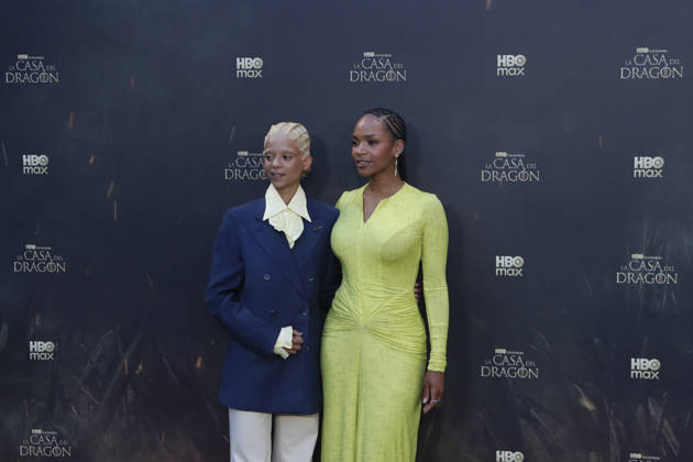 June 22, 2026, Madrid, Madrid, Spain: British actresses PHOEBE CAMPBELL (L) who plays Lady Rhaena Targaryen and BETHANY ANTONIA (R) who plays Lady Baela Targaryen pose together on the red carpet during the special screening event for the first episode of season three of the HBO series House of the Dragon . The premiere was held at the Terraza del Campo del Moro in Madrid. The highly anticipated fantasy series is based on George R R Martins book Fire and Blood and explores the epic history of House Targaryen set two hundred years before the events of Game of Thrones Madrid Spain - ZUMAo127 20260622_zep_o127_051 Copyright: xHugoxOrtunox