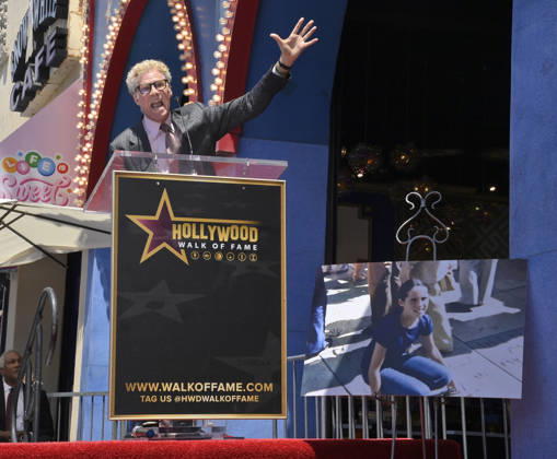 Will Ferrell makes comments during an unveiling ceremony honoring Molly Shanon with the 2,850th star on the Hollywood Walk of Fame in Los Angeles on Monday, June 22 2026.  LAP2026062202 JIMxRUYMEN
