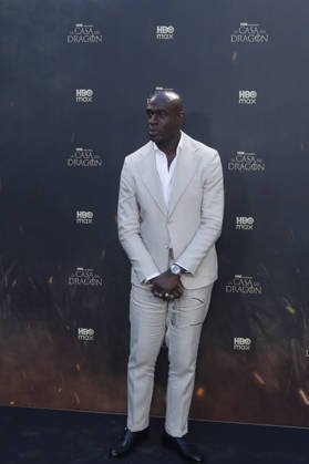 June 22, 2026, Madrid, Madrid, Spain: British actor STEVE TOUSSAINT who plays the role of Lord Corlys Velaryon poses on the red carpet during the special screening event for the first episode of season three of the HBO series House of the Dragon . The premiere was held at the Terraza del Campo del Moro in Madrid. The highly anticipated fantasy series is based on George R R Martins book Fire and Blood and explores the epic history of House Targaryen set two hundred years before the events of Game of Thrones Madrid Spain  - ZUMAo127 20260622_zep_o127_080 Copyright: xHugoxOrtunox