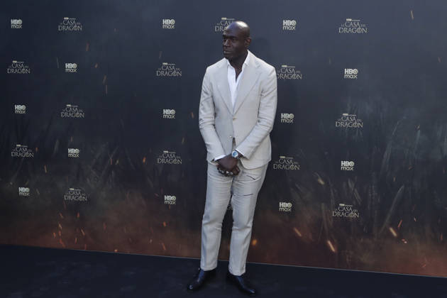 June 22, 2026, Madrid, Madrid, Spain: British actor STEVE TOUSSAINT who plays the role of Lord Corlys Velaryon poses on the red carpet during the special screening event for the first episode of season three of the HBO series House of the Dragon . The premiere was held at the Terraza del Campo del Moro in Madrid. The highly anticipated fantasy series is based on George R R Martins book Fire and Blood and explores the epic history of House Targaryen set two hundred years before the events of Game of Thrones Madrid Spain  - ZUMAo127 20260622_zep_o127_082 Copyright: xHugoxOrtunox