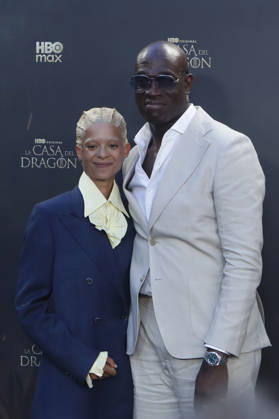 June 22, 2026, Madrid, Madrid, Spain: British actress PHOEBE CAMPBELL (L) who plays Lady Rhaena Targaryen and British actor STEVE TOUSSAINT (R) who plays Lord Corlys Velaryon pose together on the red carpet during the special screening event for the first episode of season three of the HBO series House of the Dragon . The premiere was held at the Terraza del Campo del Moro in Madrid. The highly anticipated fantasy series is based on George R R Martins book Fire and Blood and explores the epic history of House Targaryen set two hundred years before the events of Game of Thrones Madrid Spain  - ZUMAo127 20260622_zep_o127_123 Copyright: xHugoxOrtunox