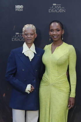 June 22, 2026, Madrid, Madrid, Spain: British actresses PHOEBE CAMPBELL (L) who plays Lady Rhaena Targaryen and BETHANY ANTONIA (R) who plays Lady Baela Targaryen pose together on the red carpet during the special screening event for the first episode of season three of the HBO series House of the Dragon . The premiere was held at the Terraza del Campo del Moro in Madrid. Madrid Spain  - ZUMAo127 20260622_zep_o127_036 Copyright: xHugoxOrtunox