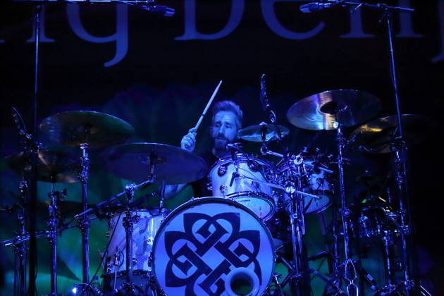 Brian Medeiros von der Band Breaking Benjamin bei einem Konzert im Huxleys Neue Welt in Berlin, 22. Juni 2026. Breaking Benjamin Konzert Berlin