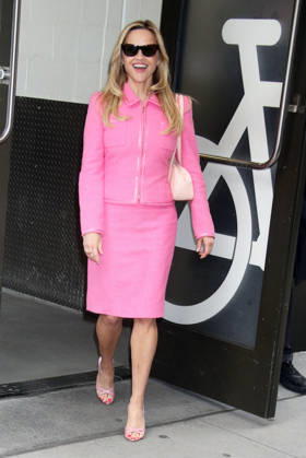 NEW YORK, NY- JUNE 22: Reese Witherspoon seen at Good Morning America on June 22, 2026 in New York City. Copyright: xRWx