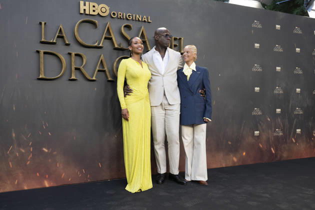 June 22, 2026, Madrid, Spain: (L-R) Actors Phoebe Campbell, Steve Toussaint and Bethany Antonia attend the premiere of the season 3 of House Of The Dragon at the Terraza del Campo del Moro. Madrid Spain  - ZUMAs197 20260622_aaa_s197_143 Copyright: xAtilanoxGarciax