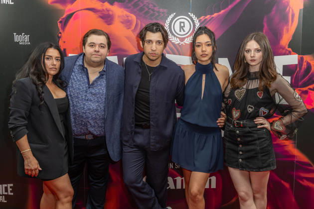 June 22, 2026, London, United Kingdom: (L-R), Marlene Vieira Leslie, Jesse Camacho, Kevin Alves, Alexa Barajas and Jessica Clement, attend the World Premiere of LUCKY WEEKEND at the 34th Raindance Festival at Vue Piccadilly, London. London United Kingdom - ZUMAs197 20260622_aaa_s197_171 Copyright: xPhilxLewisx