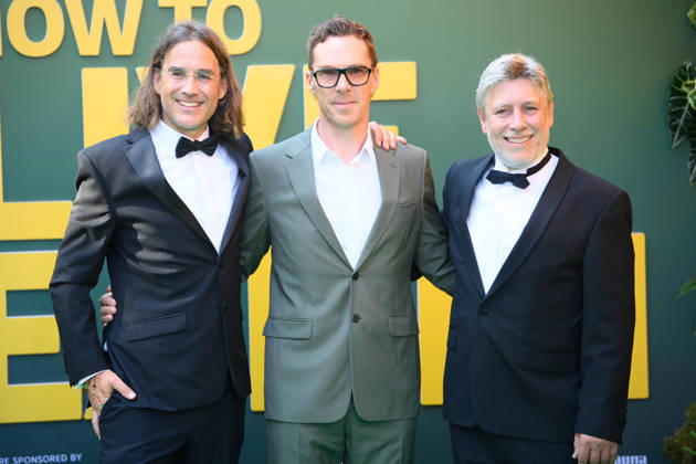 How To Live On Earth World Premiere Arrivals at Odeon Luxe, Leicester Square, London, UK - 22 June 2026 (L-R) - Fredi Devas, Benedict Cumberbatch and Jonnie Hughes attends How To Live On Earth World Premiere at Odeon Luxe, Leicester Square, London, England, UK on Monday 22 June, 2026., Credit:Justin Ng Avalon UK, England, London, Odeon Luxe, Leicester Square Copyright: xJustinxNgx xAvalonx 1111865625