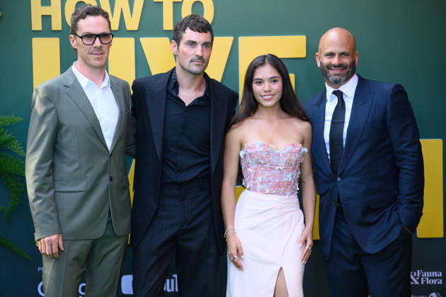 How To Live On Earth World Premiere Arrivals at Odeon Luxe, Leicester Square, London, UK - 22 June 2026 (L-R) - Benedict Cumberbatch, Dan O Neill, Xiye Bastida, Sam Kass attends How To Live On Earth World Premiere at Odeon Luxe, Leicester Square, London, England, UK on Monday 22 June, 2026., Credit:Justin Ng Avalon UK, England, London, Odeon Luxe, Leicester Square Copyright: xJustinxNgx xAvalonx 1111865844