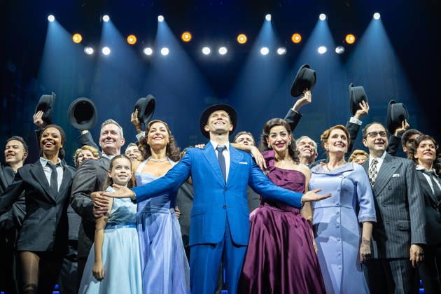 Sinatra The Musical at the Aldwych Theatre, London, UK 22 June 2026 The cast of Sinatra The Musical perform during a preview at the Aldwych Theatre, London, UK, on 22 June 2026. The musical stars Joel Harper-Jackson stars as Frank Sinatra, with Ana Villafane as the movie goddess Ava Gardner, Phoebe Panaretos as Frank™s first wife, Nancy Sinatra and the Olivier Award-winning Jenna Russell as Frank™s mother, Dolly Sinatra. The show features over 20 classic Sinatra hits and opens in June 2026., Credit:Pete Speller Avalon Copyright: xPetexSpellerx xAvalonx 1111851078