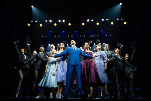 Sinatra The Musical at the Aldwych Theatre, London, UK 22 June 2026 The cast of Sinatra The Musical perform during a preview at the Aldwych Theatre, London, UK, on 22 June 2026. The musical stars Joel Harper-Jackson stars as Frank Sinatra, with Ana Villafane as the movie goddess Ava Gardner, Phoebe Panaretos as Frank™s first wife, Nancy Sinatra and the Olivier Award-winning Jenna Russell as Frank™s mother, Dolly Sinatra. The show features over 20 classic Sinatra hits and opens in June 2026., Credit:Pete Speller Avalon Copyright: xPetexSpellerx xAvalonx 1111851156