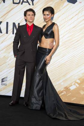 ABB SPIDERMANN- Tom Holland British Actor and his girlfriend US actress Zendaya zu Gast auf dem schwarzen Teppich beim German Fan Event for Spider-Man Brand New Day am Uber Platz am 22.96.2026 in Berlin Berlin Deutschland