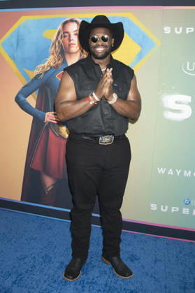 Gerald McCoy bei der Weltpremiere des Kinofilms Supergirl an der Brooklyn Academy of Music. New York, 22.06.2026