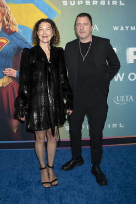 Claudia Sarne und Atticus Ross bei der Weltpremiere des Kinofilms Supergirl an der Brooklyn Academy of Music. New York, 22.06.2026