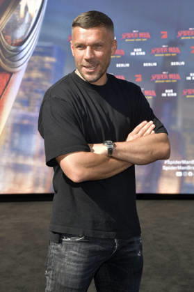 Lukas Podolski beim Fan Event zum Kinofilm Spider-Man: Brand New Day im UCI Luxe East Side Gallery auf dem Uber Platz. Berlin, 22.06.2026