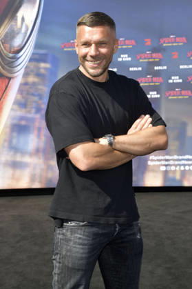 Lukas Podolski beim Fan Event zum Kinofilm Spider-Man: Brand New Day im UCI Luxe East Side Gallery auf dem Uber Platz. Berlin, 22.06.2026