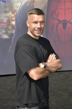 Lukas Podolski beim Fan Event zum Kinofilm Spider-Man: Brand New Day im UCI Luxe East Side Gallery auf dem Uber Platz. Berlin, 22.06.2026
