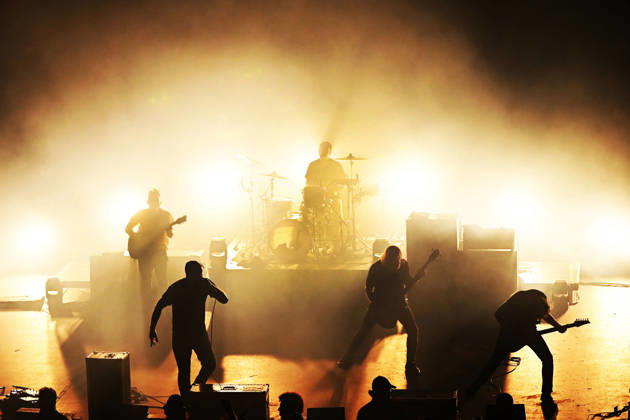 The Dillinger Escape Plan performing at Forum in London LONDON, ENGLAND - JUNE 22: Ben Weinman, Dimitri Minakakis, Billy Rymer, Liam Wilson and James Love of ˜The Dillinger Escape Plan™ performing at Forum on June 22, 2026 in London, England. CAP MAR MAR Great Britain UK Copyright: xMartinxHarris CapitalxPicturesx