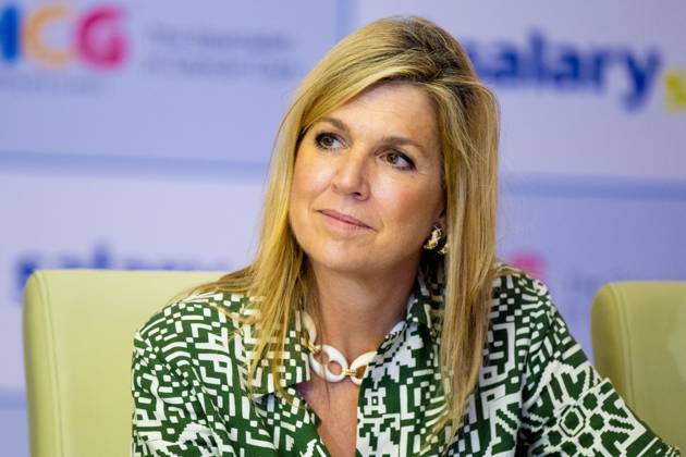 Mumbai, The Netherlands, 2026-06-23 11:17:28 MUMBAI, 23-06-2026, Her Majesty Queen Maxima visits the Republic of India from Tuesday 23 to Thursday 25 June at the invitation of the Government of India as Special Advocate of the UN Secretary-General for Financial Health (UNSGSA) PHOTO: NLBeeld Credit: NL Beeld Patrick van Emst  Copyright: xx x