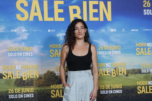 June 23, 2026, Madrid, Madrid, Spain: Spanish actress TAMARA CASELLAS poses for the media during the photocall for the presentation of the movie Morir no siempre sale bien held at Leclab Madrid. Directed by Claudia Pinto the black comedy film tells the story of two families from different social backgrounds forced to interact after the kidnapping of a corpse. The cinematic project explores social differences through irony and empathy offering a critical portrait of modern society. Madrid Spain - ZUMAo127 20260623_zep_o127_045 Copyright: xHugoxOrtunox