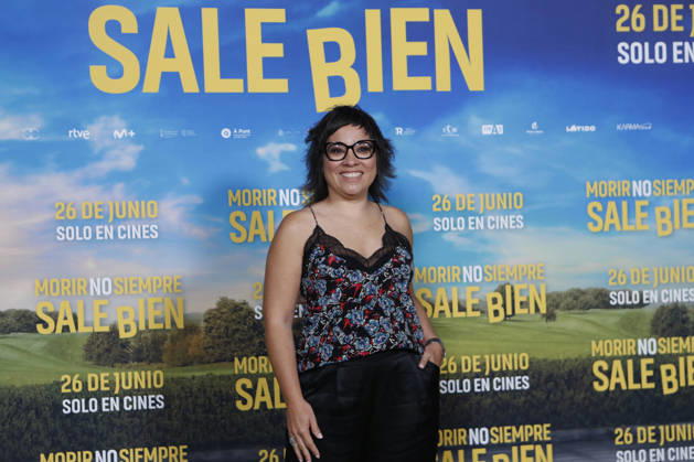 June 23, 2026, Madrid, Madrid, Spain: Director CLAUDIA PINTO poses for the media during the photocall for the presentation of her latest movie Morir no siempre sale bien held at Leclab Madrid. The black comedy film tells the story of two families from different social backgrounds forced to interact after the kidnapping of a corpse. The cinematic project explores social differences through irony and empathy offering a critical portrait of modern society. Madrid Spain  - ZUMAo127 20260623_zep_o127_065 Copyright: xHugoxOrtunox
