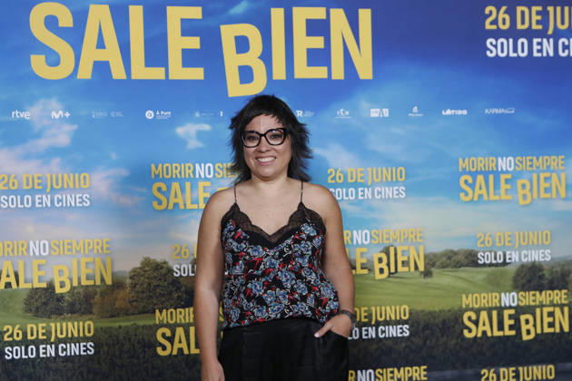 June 23, 2026, Madrid, Madrid, Spain: Director CLAUDIA PINTO poses for the media during the photocall for the presentation of her latest movie Morir no siempre sale bien held at Leclab Madrid. The black comedy film tells the story of two families from different social backgrounds forced to interact after the kidnapping of a corpse. The cinematic project explores social differences through irony and empathy offering a critical portrait of modern society. Madrid Spain - ZUMAo127 20260623_zep_o127_068 Copyright: xHugoxOrtunox