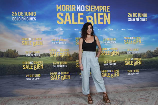 June 23, 2026, Madrid, Madrid, Spain: Spanish actress TAMARA CASELLAS poses for the media during the photocall for the presentation of the movie Morir no siempre sale bien held at Leclab Madrid. Directed by Claudia Pinto the black comedy film tells the story of two families from different social backgrounds forced to interact after the kidnapping of a corpse. The cinematic project explores social differences through irony and empathy offering a critical portrait of modern society. Madrid Spain  - ZUMAo127 20260623_zep_o127_038 Copyright: xHugoxOrtunox