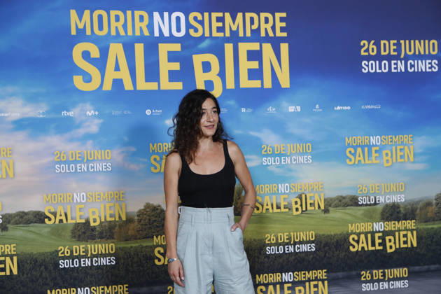 June 23, 2026, Madrid, Madrid, Spain: Spanish actress TAMARA CASELLAS poses for the media during the photocall for the presentation of the movie Morir no siempre sale bien held at Leclab Madrid. Directed by Claudia Pinto the black comedy film tells the story of two families from different social backgrounds forced to interact after the kidnapping of a corpse. The cinematic project explores social differences through irony and empathy offering a critical portrait of modern society. Madrid Spain  - ZUMAo127 20260623_zep_o127_047 Copyright: xHugoxOrtunox