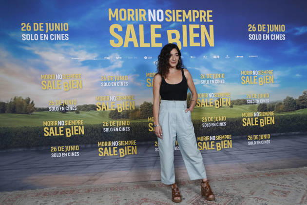 June 23, 2026, Madrid, Madrid, Spain: Spanish actress TAMARA CASELLAS poses for the media during the photocall for the presentation of the movie Morir no siempre sale bien held at Leclab Madrid. Directed by Claudia Pinto the black comedy film tells the story of two families from different social backgrounds forced to interact after the kidnapping of a corpse. The cinematic project explores social differences through irony and empathy offering a critical portrait of modern society. Madrid Spain - ZUMAo127 20260623_zep_o127_032 Copyright: xHugoxOrtunox