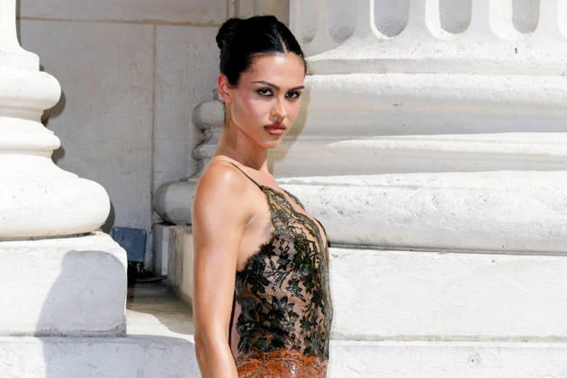 Amelia Gray Hamlin arrives at the Saint Laurent Ready-to-Wear Mens Spring Summer 2027 fashion show during Paris Fashion Week at the Bourse de Commerce Pinault Collection in Paris, France, on June 23, 2026. Olivier Borde, Bestimage. Celebrities await the Saint Laurent Men’s Spring Summer 2027 show as part of Paris Fashion Week on June 23, 2026, in Paris, France. Paris, France,detected_source_language  Copyright: xOLIVIERxBORDEx xBESTIMAGExOLIVIERxBORDEx xBESTIMAGEx