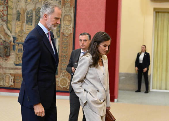 The King and Queen Preside Over the Annual Meeting of the Board of Trustees of the Princess of Asturias Foundation King Felipe VI and Queen Letizia during the annual meeting of the Board of Trustees of the Princess of Asturias Foundation, held at the Royal Palace of El Pardo on June 23, 2026, in Madrid, Spain CELEBRITIES ROYALTY BOARD OF TRUSTEES MEETING PRINCESS OF ASTURIAS José Madrid Madrid Spain,detected_source_language  Copyright: xJosÃ xOlivax 7617826