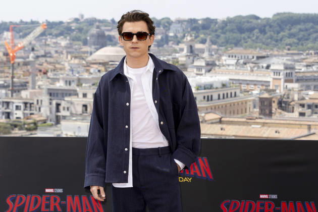 Tom Holland beim Photocall zum Kinofilm Spider-Man: Brand New Day auf der Terasse vom Hotel de la Ville. Rom, 23.06.2026