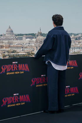 Tom Holland beim Photocall zum Kinofilm Spider-Man: Brand New Day auf der Terasse vom Hotel de la Ville. Rom, 23.06.2026