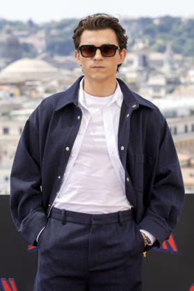Tom Holland beim Photocall zum Kinofilm Spider-Man: Brand New Day auf der Terasse vom Hotel de la Ville. Rom, 23.06.2026