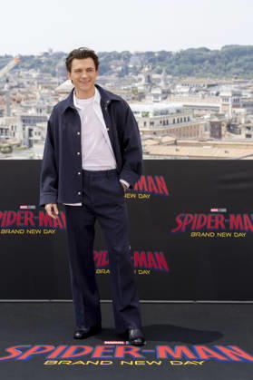 Tom Holland beim Photocall zum Kinofilm Spider-Man: Brand New Day auf der Terasse vom Hotel de la Ville. Rom, 23.06.2026
