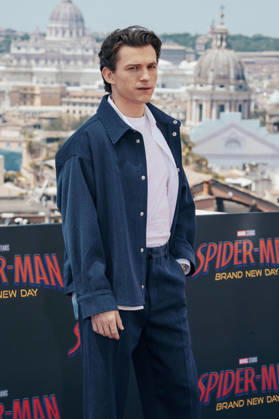 Tom Holland beim Photocall zum Kinofilm Spider-Man: Brand New Day auf der Terasse vom Hotel de la Ville. Rom, 23.06.2026