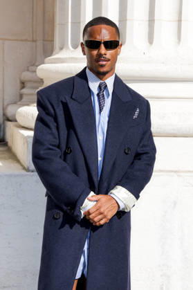 Keith Powers at the end of the second Saint Laurent Ready-to-Wear Men’s Spring Summer 2027 fashion show during Paris Fashion Week at the Bourse de Commerce Pinault Collection in Paris, France, on June 23, 2026. Olivier Borde, Bestimage. Celebrities await the Saint Laurent Men’s Spring Summer 2027 show as part of Paris Fashion Week on June 23, 2026, in Paris, France. Paris, France,detected_source_language  Copyright: xOLIVIERxBORDEx xBESTIMAGExOLIVIERxBORDEx xBESTIMAGEx
